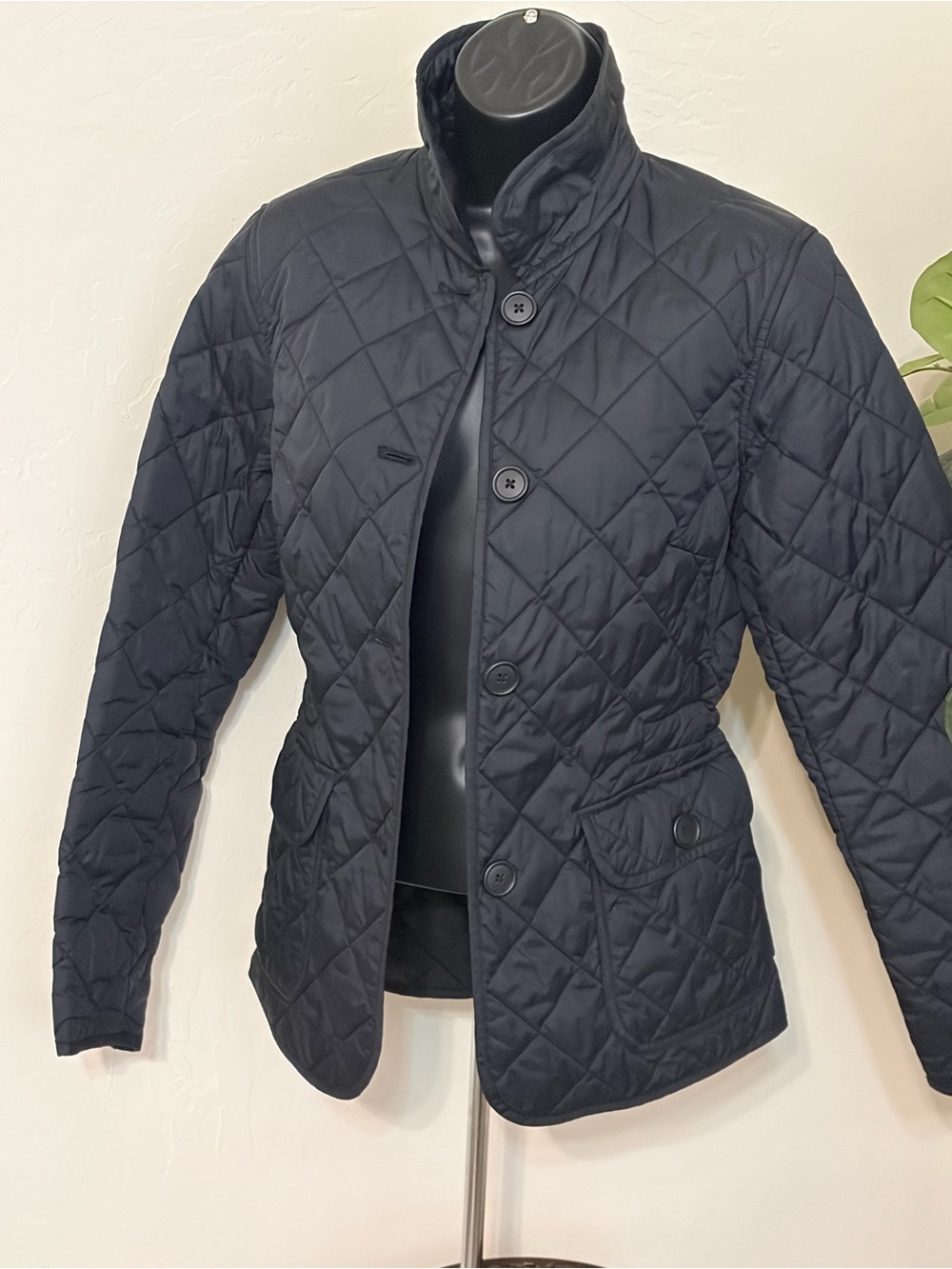 GAP Quilted Navy Puffer Jacket